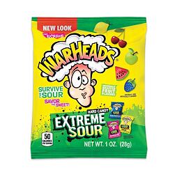 Warheads sour candies with fruit flavors 28 g