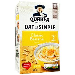 Quaker Oat So Simple banana oat porridge 10 x 34,8 g