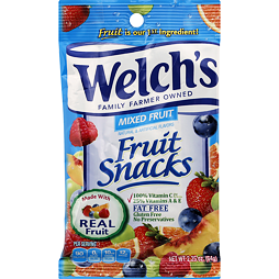 Welch's fruit flavored jelly candies 64 g