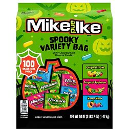 Mike & Ike Spooky mix žvýkacích bonbonů s ovocnými příchutěmi 1,42 kg