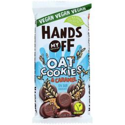 Hands Off My Chocolate dark chocolate with oat cookies & caramel pieces 100 g