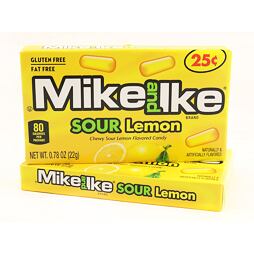Mike and Ike žvýkací bonbonky s příchutí citronu 22 g