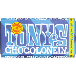 Tony's mléčná čokoláda s kousky sušenek a borůvkovým jogurtem 180 g