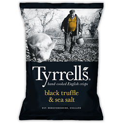 Tyrrells chipsy s příchutí lanýžů a mořské soli 150 g
