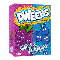 Dweebs grape and blueberry candy 45 g