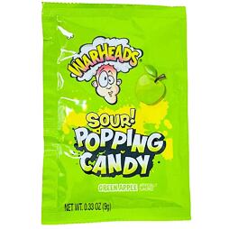 Warheads sour apple popping candies 9 g