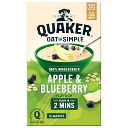 Quaker Oats oatmeal with apple and blueberry flavor 360 g