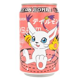 Ocean Bomb Digimon Gatomon carbonated drink with pomegranate flavor 330 ml