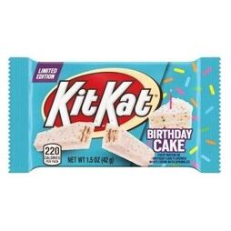 Kit Kat cookie with icing with birthday cake flavor 42 g