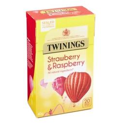 Twinings Strawberry & Raspberry 20s 40 g