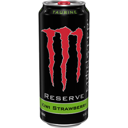 Monster Reserve sycený energetický nápoj s příchutí kiwi a jahody s cukry a sladidly 473 ml