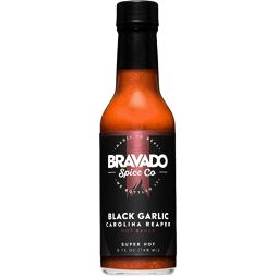Bravado & Carolina Reaper pálivá omáčka z černého česneku 148 ml