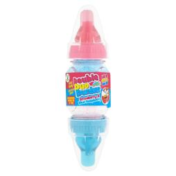 Crazy Candy Factory sour powder lollipop with strawberry and blue raspberry flavor 32 g