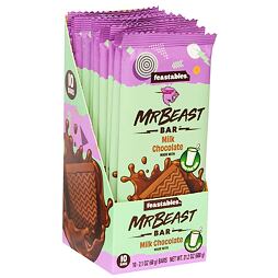 Feastables MrBeast mléčná čokoláda 60 g Celé Balení 10 ks