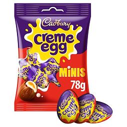 Cadbury velikonoční čokoládová vajíčka s krémovou náplní 78 g