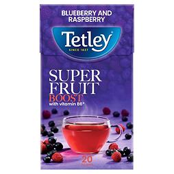 Tetley blueberry and blackberry green tea 20 pcs 40 g