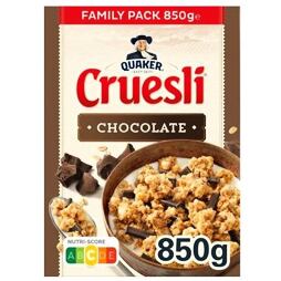 Quaker Cruesli crunchy muesli with pieces of dark chocolate 850 g