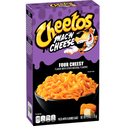 Cheetos Mac 'n Cheese instantní těstoviny s omáčkou s příchutí čtyř sýrů 170 g
