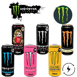 Energetická pecka s Monster Energy