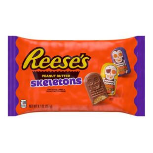 Reese's Peanut Butter Skeletons čokolády ve tvaru lebek s náplní z arašídového másla 257 g