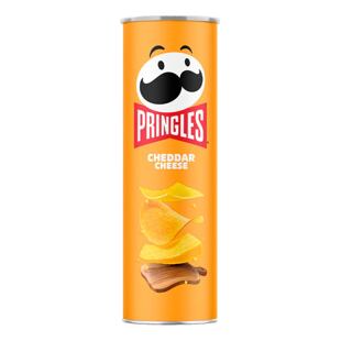 Pringles bramborové chipsy s příchutí sýru Čedar 158 g