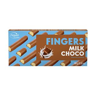 Bogutti Fingers sušenky s polevou z mléčné čokolády 100 g