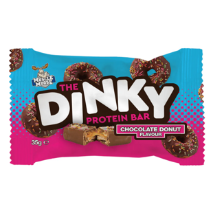 Muscle Moose The Dinky proteinová tyčinka s příchutí čokoládového donutu 35 g