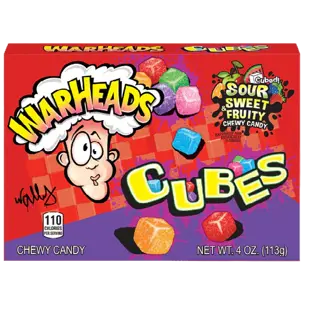 Warheads Sour & Sweet kyselé žvýkací bonbonky s ovocnými příchutěmi 113 g