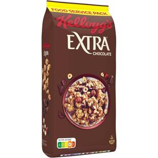 Kellogg's Extra Chocolate granola s mléčnou čokoládou a ořechy 1,5 kg