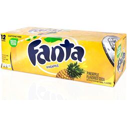 Fanta pineapple 355 ml pack of 12