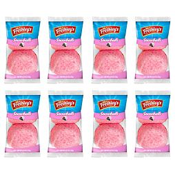 Mrs. Freshley's Pink Snowballs 120 g Box of 8
