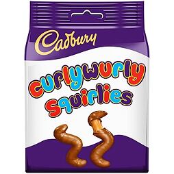 Cadbury Curly Wurly pieces of caramel in chocolate 110 g