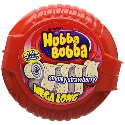 Hubba Bubba Snappy Strawberry Mega Long 56 g