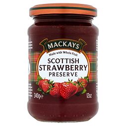 Mackays Scottish strawberry preserve 340 g