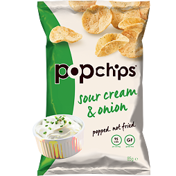 Popchips Sour Cream & Onion 85 g 
