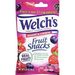 Welch's jelly candies with the flavor of berries and cherries 64 g