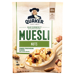 Quaker nuts oat muesli 450 g