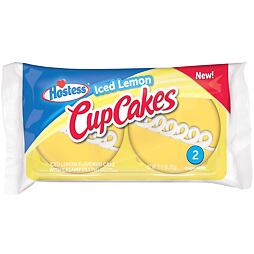 Hostess 2 cupcaky s příchutí citronu s krémovou náplní 90 g