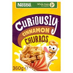 Nestlé Curiously Cinnamon cereálie ve tvaru churros 360 g