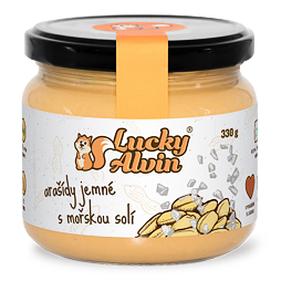Lucky Alvin jemný arašídový krém s mořskou solí 330 g