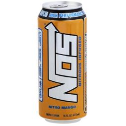 NOS Nitro energetický nápoj s příchutí manga 473 ml