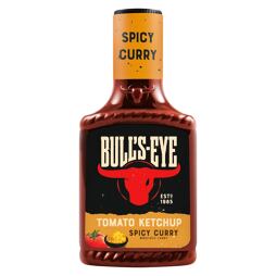 Bull's-Eye kečup s příchutí pikantního kari 425 ml