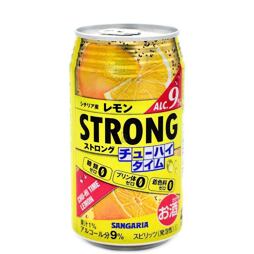 Sangaria Strong Chu-Hi alkoholický nápoj s příchutí citronu 9 % 340 ml