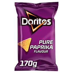 Doritos Pure Paprika kukuřičné chipsy s příchutí papriky 170 g