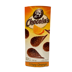 Chocola's čokoládové lupínky s příchutí pomeranče 80 g