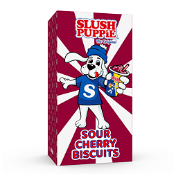 Slush Puppie cherry wheat biscuits 150 g