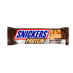 Snickers proteinová čokoládová tyčinka plněná arašídy a karamelem 47 g