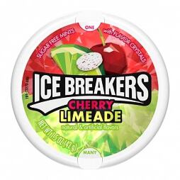 Ice Breakers sugar free cherry and lime mints 43 g