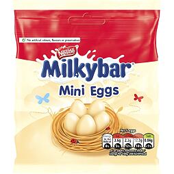 Nestlé Milkybar mini vajíčka z bílé čokolády 80 g