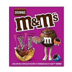 M&M's vajíčko z mléčné čokolády s bonbonky s brownies v cukrové skořápce 222 g